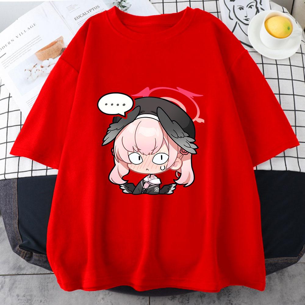 

Blue Archive Koharu Shirts 100 Cotton Casual Tees Kawaii Character Anime Tshirt Unisexga Graphic T Shirt Summer Loose Clothes S