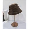 Early Autumn New Big Eaves High-end Pleated Bucket Hat Niche Design Sunshade Bucket Hat