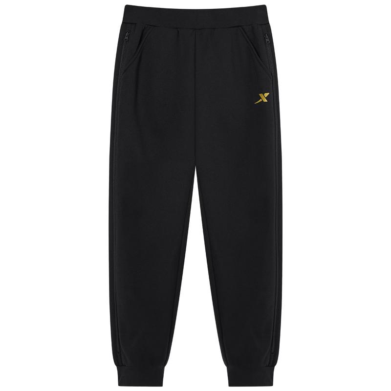 Tebu Kids  Fudeng Hesui Gold Logo Thin Fleece Track Pants 170