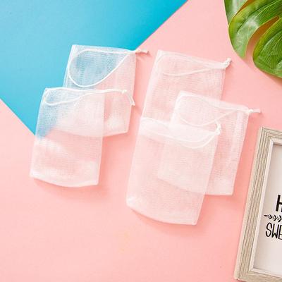 Handmade Face Wash Foaming Net Mesh Bag for Soap and Facial Cleansing