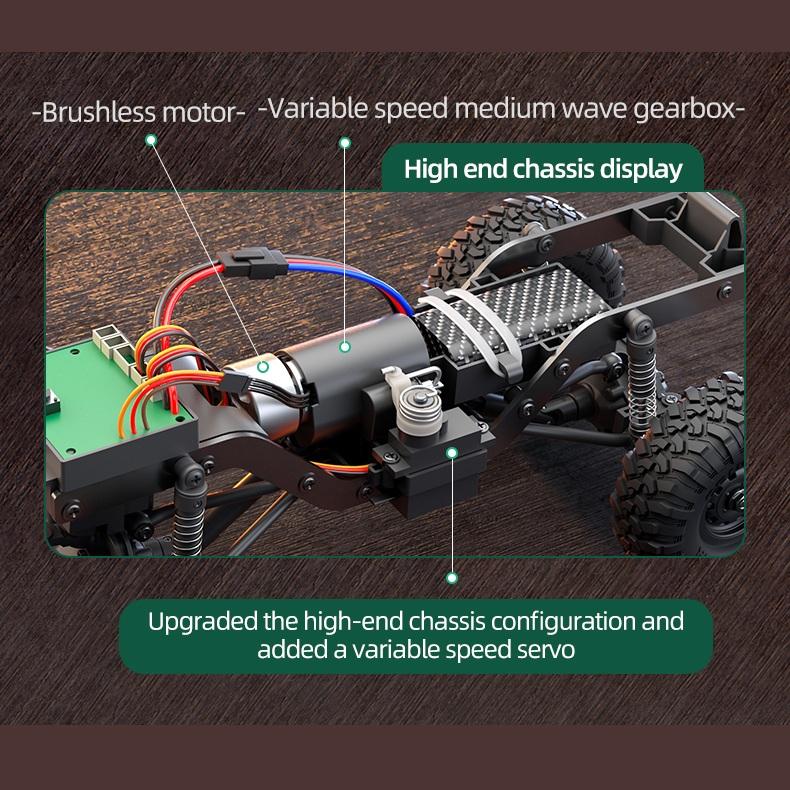 Remote Control Climbing Car 4WD Off  Road Model Car Remote Control Toy Car Black