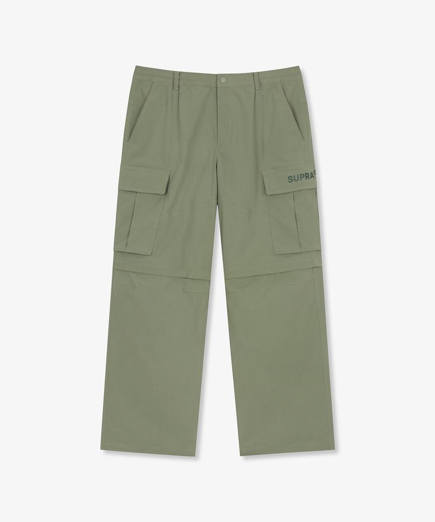 SUPRA Detachable 2-Way Pocket Cargo Pants (Khaki)