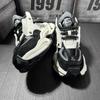 Hong Kong style shoes, new winter high-end casual sports shoes, thick-soled heightening dad shoes