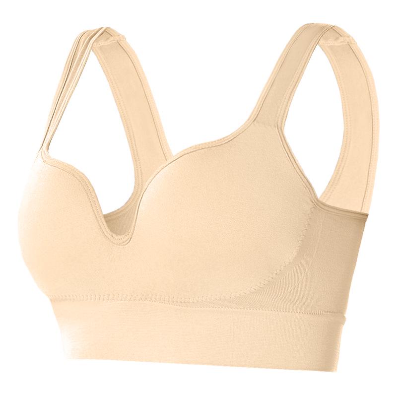 

Большой женский спортивный бюстгальтер без косточек с фиксированными чашками для йоги и бега Quadruple Extra Large (4XL)