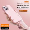 Phone Lanyard Case For For Iphone 16E 16 14 1 Plus 12 13 Mini 11 16 Pro X XR XS Max SE Liquid Silicone Strap Protector Soft Cover