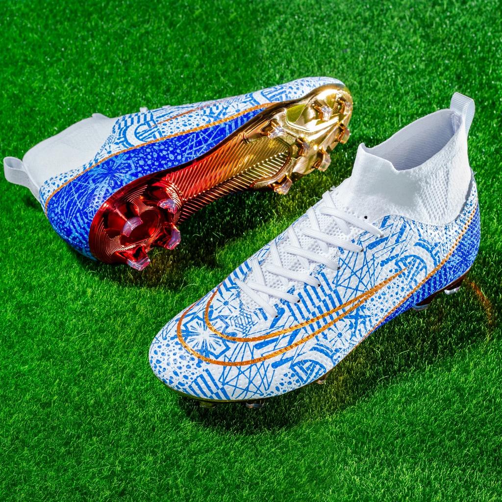 Men Football Shoes Society Football Boots Cleats Casual Professional Outdoor Sport Students Grass Workout Unisex Boy Football Boots