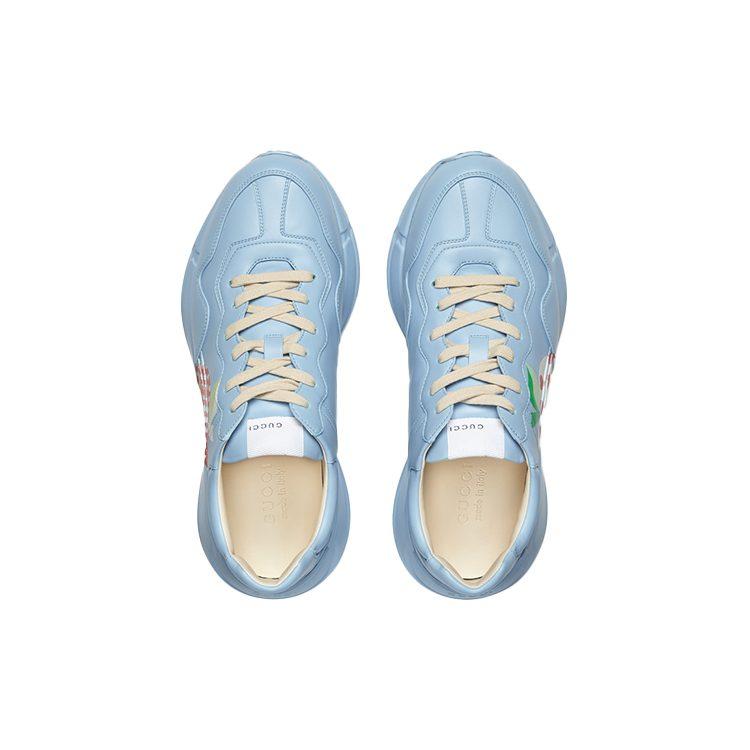 Gucci Rhyton Low Top Casual Shoes Men's Blue 666195 2SH00 4820