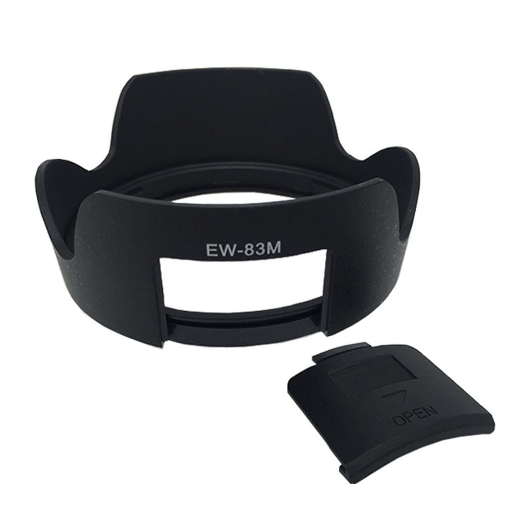 EW-83M Camera Lens Hood Shade for EF 24-105mm F/3.5-5.6 IS STM Camera Lens Hood Reversible for Easy Storage Lens Hood