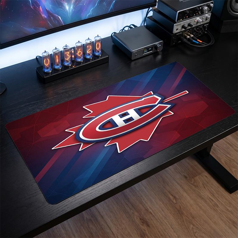 Montreal Canadiens Pattern Mousepad Anti?Slip Rubber Desk Pad For Gaming Working Desktop Decoration