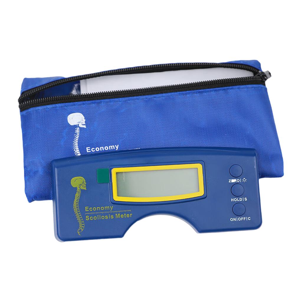 Digitální skoliometr Nástroj pro měření lidské páteře Rozsah 0-30 stupňů Detektor skoliometru pro měření osového postavení páteře