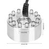   Water Fountain Ornament Mist Fog Maker Atomizer with 12 Lights Landscape Decoration