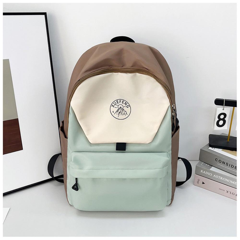 High value backpack Japanese splicing girl college style schoolbag boys and girls high school students junior high school students backpack