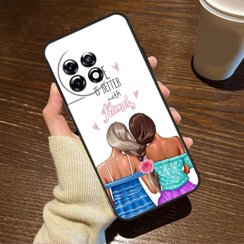 Best Friends BFF Matching For OnePlus 15 13 12 11 15R 13R 12R 8T 10T 13T Case For OnePlus Nord 5 CE 2 3 4 Lite N20 N30