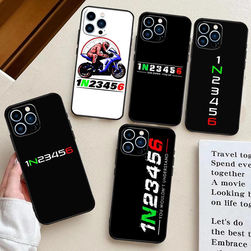 1N23456 Motorcycle Case For Samsung Galaxy A52S A06 A16 A26 A36 A56 A55 A35 A15 A53 A32 A33 A13 A14 A34 A54 A17