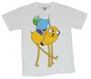Adventure Time Adult New T-Shirt - You Are Finn Riding Jake Giiant Pic