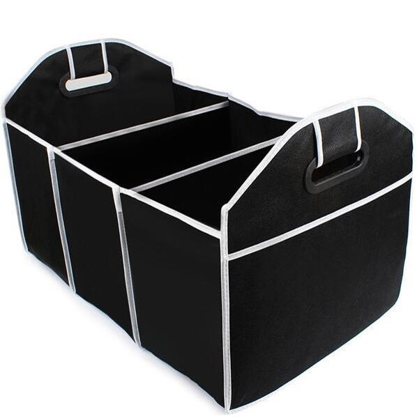 Non-woven Fabric Car Truck Portable Organizer Folding Storage Bag Case 3-Section