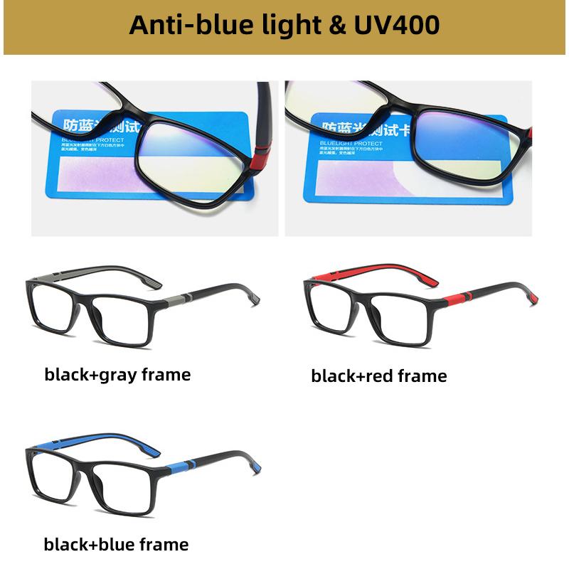 New Photochromic Reading Glasses For Men And Women Anti-Blue Light Lens Optical Glasses Brand Designer Eyewear