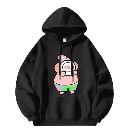 New Different Couple Outfits Cartoon Sponge Baby Couple Outfits Autumn Outfits Loose Hoodies for Men and Women 2025