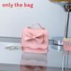 Fashion Girl Toddler Mini Crossbody Bag Pu Coin Purse With Butterfly Bow Decor