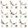 Baby Pacifier Holder Chain, Fashionable Teething Toy Lanyard Belt Wooden Clip Design Strap for Soother Teether