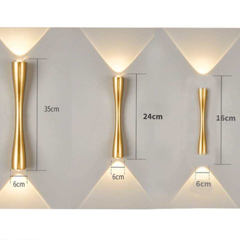 Minimalist Modern Led Wall Lamp Outdoor ip65 Waterproof Double Head Wall Lamps Balcony Aisle Door Terrace Decorate WallLighting