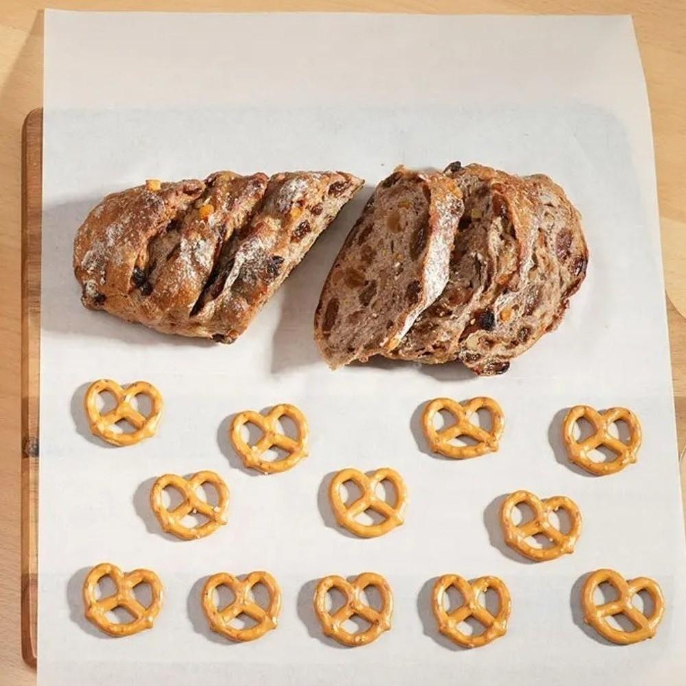 200 Stück Hitzebeständiges Backpapier Antihaft-Heißluftfritteusenpapier Dämpfmatte Ölfestes Papier Ofen