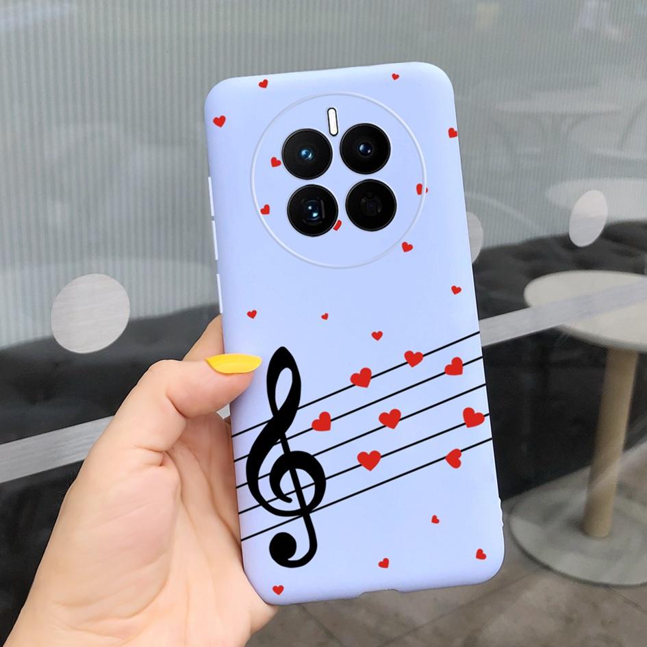 For Huawei Mate 50 Pro Case 2022 Cute Cartoon Cat Painted Soft TPU Protective Cover For Huawei Mate50 Pro DCO-LX9 CET-LX9 Fundas