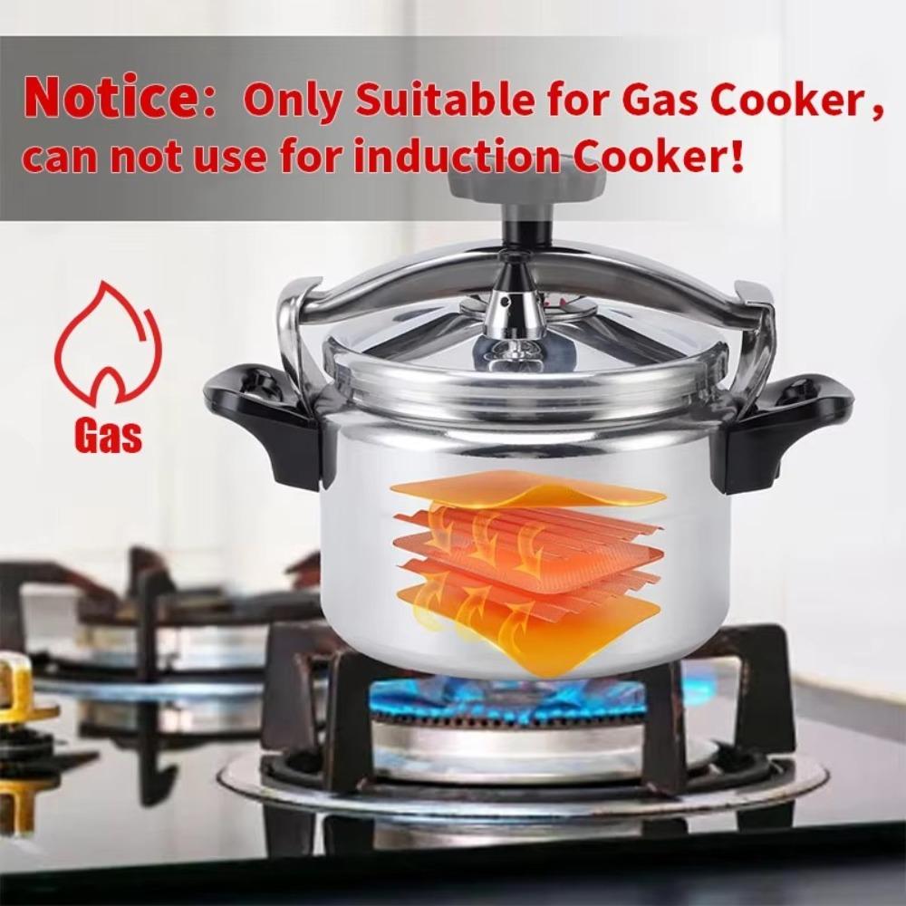 

Aluminum High Pressure Cooker Large Capacity Kitchen Cooking Tool Gas Cooker Pot Resturant 2.5L