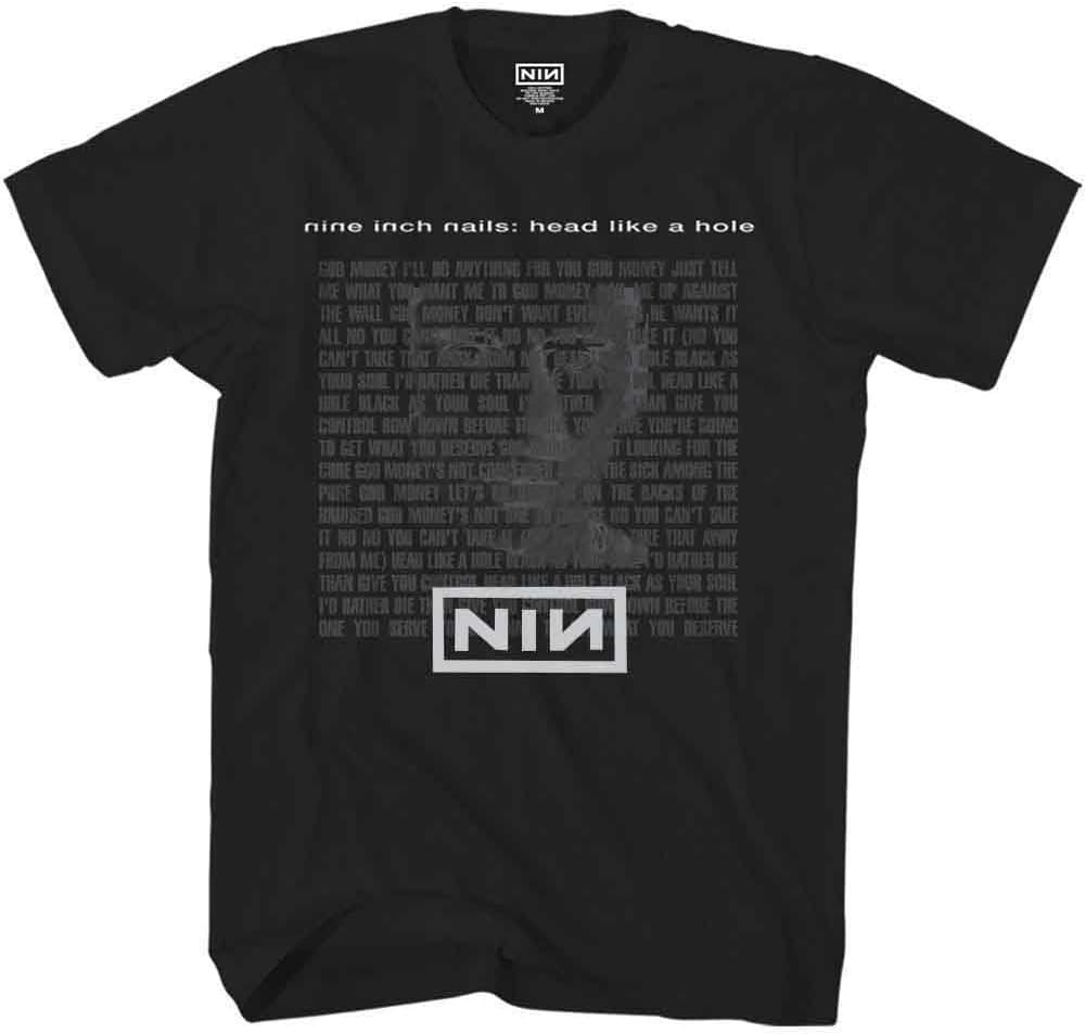 

Nine Inch Nails Men s Head Like A Hole T-Shirt Black | Officially Licensed Merchandise 5XL різнокольоровий