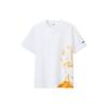 UNIQLO Cartoon Pattern Printed Round Neck Short Sleeve T-Shirt Unisex Tops White 419397-00