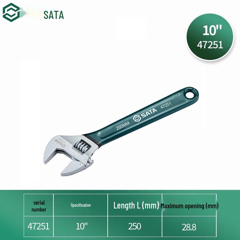 SATA Industrial Adjustable Wrench