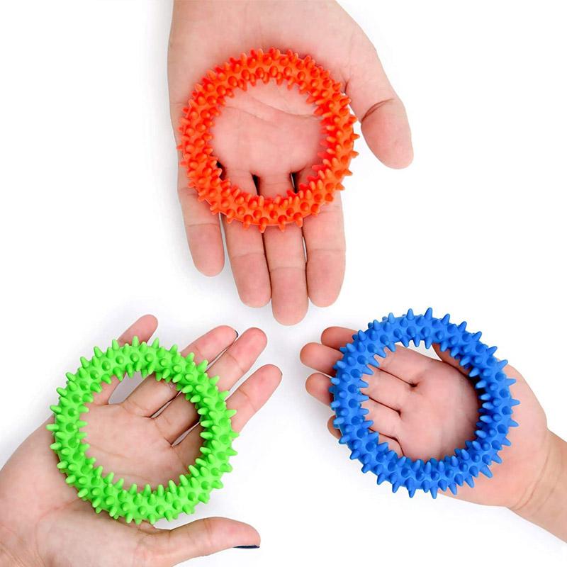 Spiky Sensory Bracelet Flexible Antistress Ring Fidget Toys For Anxiety Adhd Autism Occupational Therapy Juguetes Para El Estrs