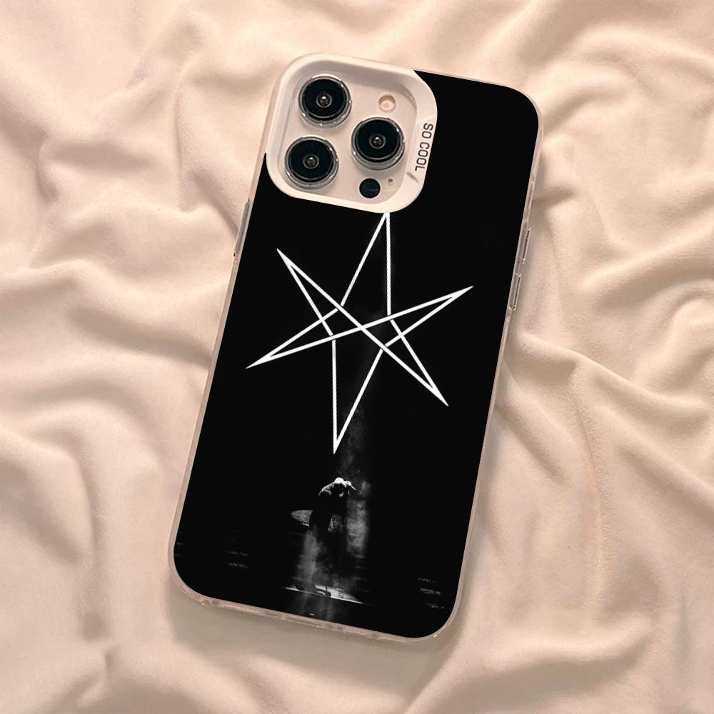 Bring Me The BMTH Horizon Phone Case Color Silver Shell For lPhone 17 16 16e 15 14 13 12 11 Pro Max Plus