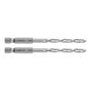 Hex Metal Drill Bit 4.8 Mm, 2 Pcs.