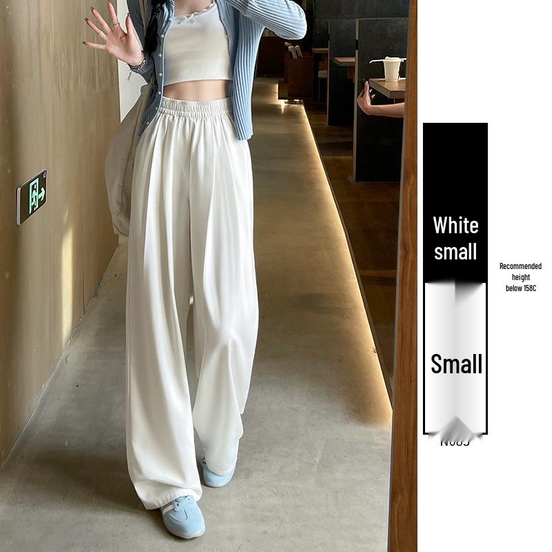 Women's Tencel Ice Silk High-Waist Summer Jeans - 2025 New, Thin, Straight, Elastic Waist, Narrow & Wide Leg Options