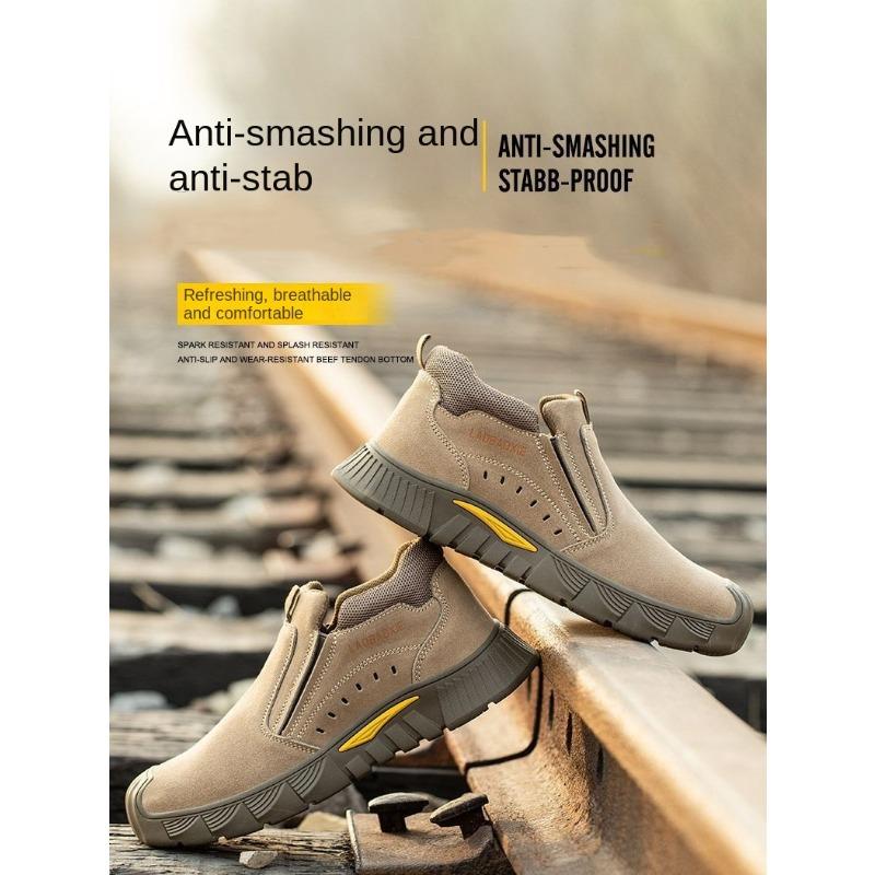 Widerstandsfähige, desodorierende, atmungsaktive und Anti-Herstellungs-Arbeitsversicherungsschuhe, bruchsicher und durchstichfest