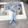 Thin Polka Dot Scarf Ribbon Long Scarves Sweet Scarf Headband  Outdoor