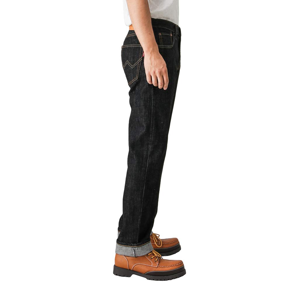 EDWIN INB E404 Denim Regular Size W31 Jeans, Rise, E404-01, Men's, Black, (78cm)