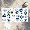 Evil Eye Art Print Towel Shower Sauna Travel Spa Quick Dry Gym Accessories Soft Large Beach Towels