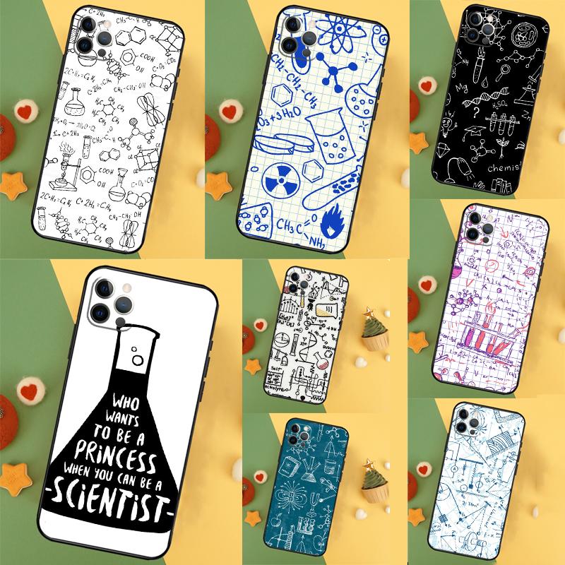 Science Chemistry Formulas Case For Samsung Galaxy S25 Ultra S20 S21 S22 S23 S24 Ultra S9 S10 Plus S25 FE Back Cover