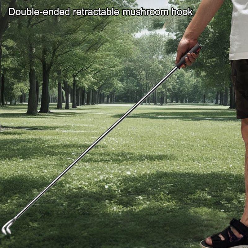 1/2 Pcs Adjustable Telescopic Mushroom Picking Tools Mushroom Foraging Picker Multipurpose Mushroom Harvester Non Slip Handle
