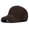 Women'S Plush Fleece Baseball Cap - Adjustable Snapback, Lightweight & Warm, Solid Color With  Casual Streetwear Style