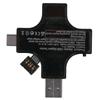 מד מתח זרם בודק סוג C USB צלב דיגיטלי וולטמטר אמפרמטר גלאי נייד