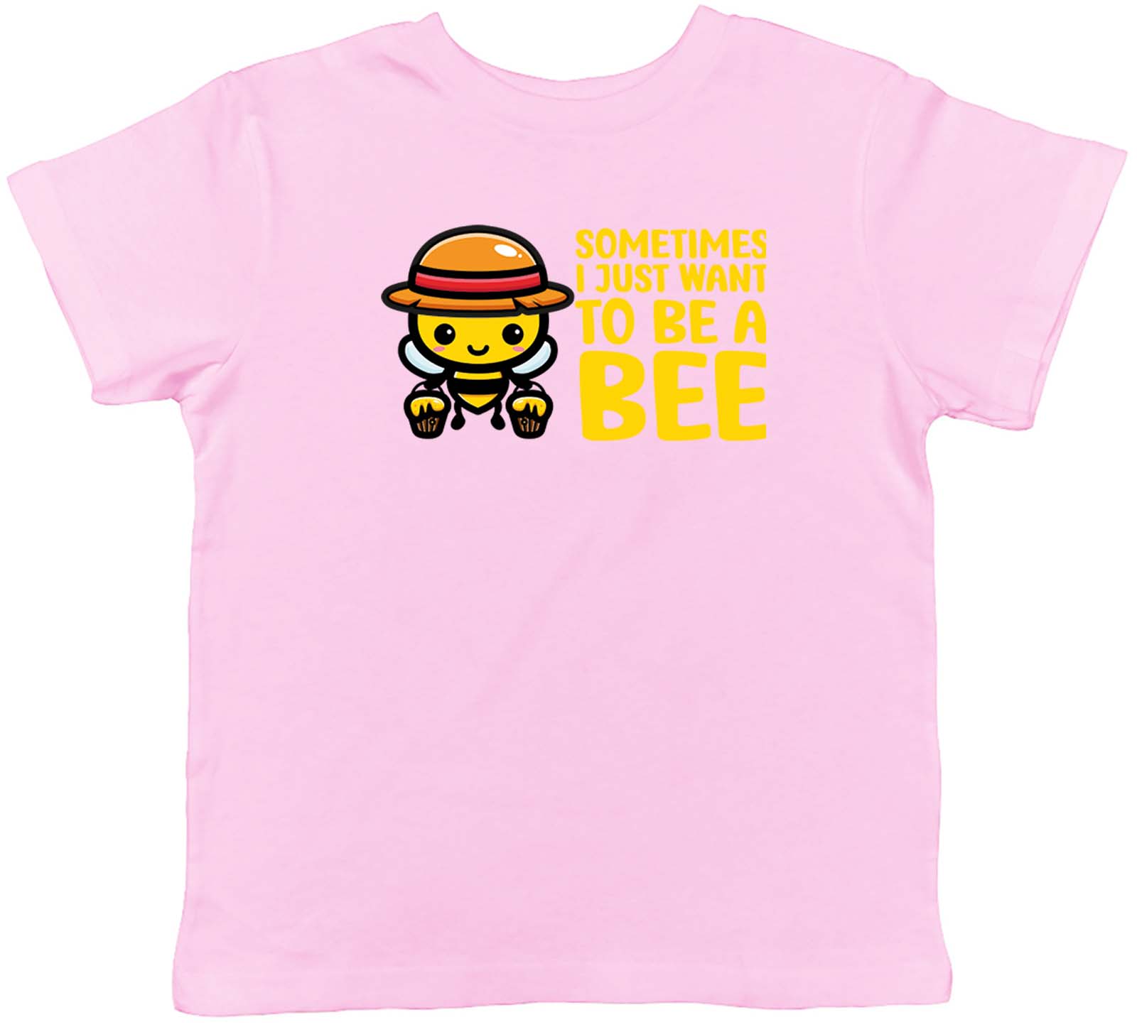 Sometimes I Just Want To Be Bee Animal Childrens Kids T-Shirt Boys Girls Gift 140