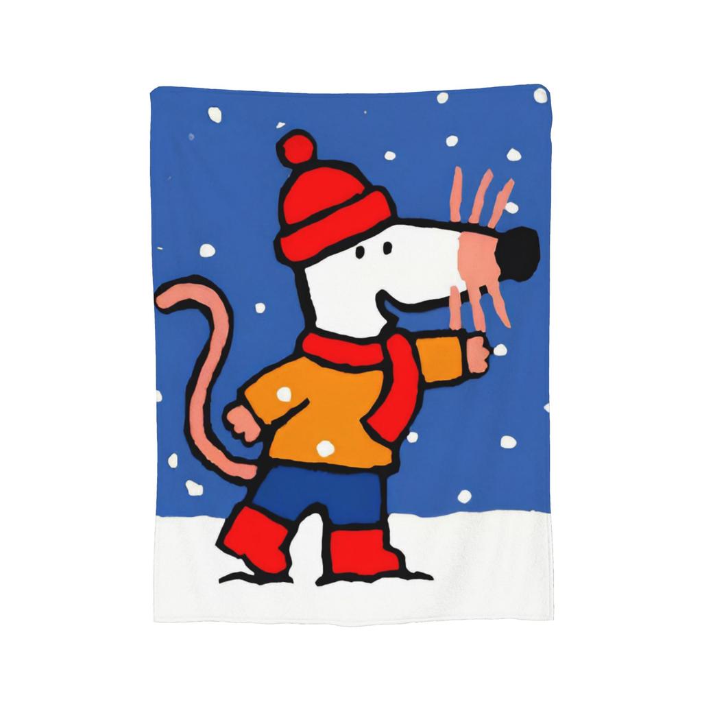 Cartoon M-Maisy Flannel Blanket Custom Throw Blanket For Home El Sofa 200X150Cm Quilt,