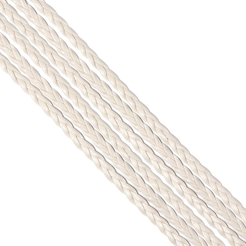 10 Iarde/lotto Corde Colorate Intrecciate in Pelle PU 5mm Piatte Filo Corda DIY per Creazione Gioielli Braccialetto Collana Catena Borse Materiali