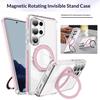For S26Ultra S26+ For 360°Rotation Stand Case For For Samsung Galaxy S26 Ultra Plus S25 S24 Plus TPU Magnetic Charging Cover