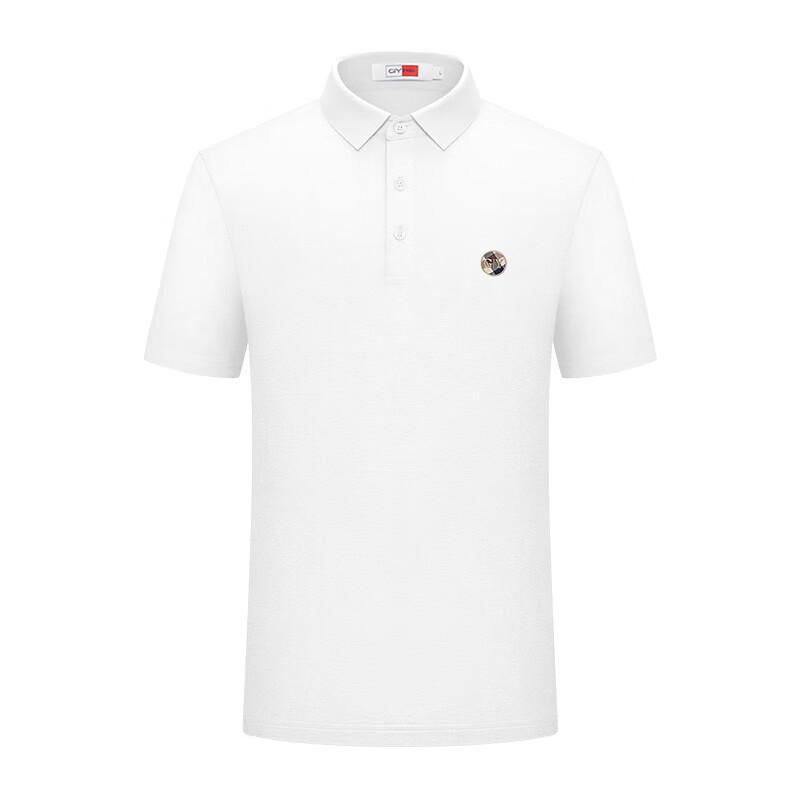 Goldlion Men's Silk Blend Short Sleeve Polo Shirt