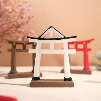 Miniatura Cancello Torii Tempio Shintoista Giapponese Giardino Architettura Asiatica Mini Casa Ornamento Decorazione Acquario Decorazione Cinese