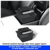 Console & Armrest Storage Box For Tesla New Model Y 2025 Juniper Launch ABS with Silicone Non-slip Mat Upper and Lower Watercup